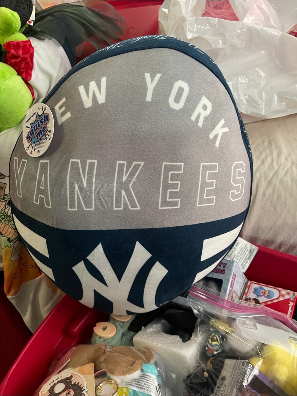 New York Yankees pillow
